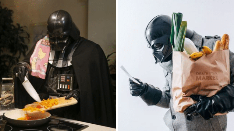 Dark Vador vie quotidienne tous les jours grand méchant