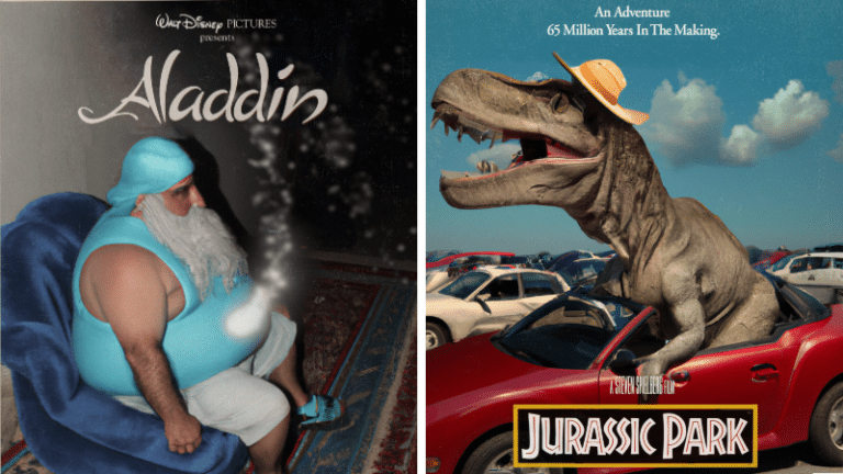 IA affiches films connus grand