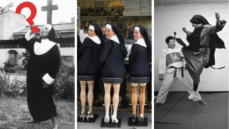 nonnes religieuses photos rigolotes funs étonnantes