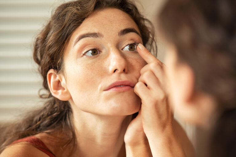lentilles de contact problème de vue