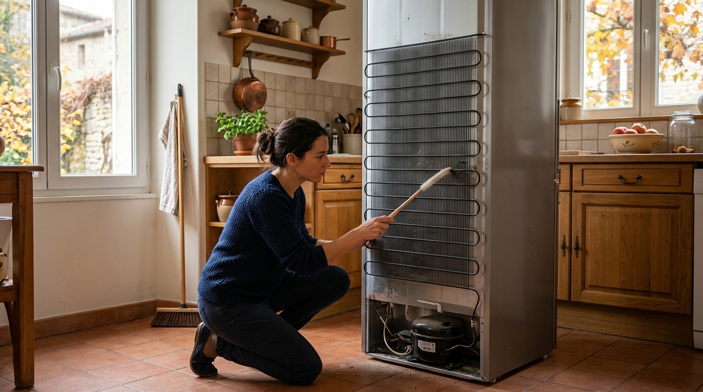 Mon voisin passe une brosse derrière son frigo chaque automne et ce n&rsquo;est pas pour faire le ménage